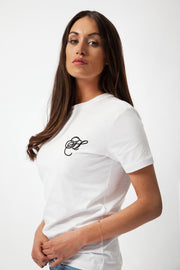 Tiffany Embroidered Logo T-Shirt Women’s T-Shirt’s Hardcore Womens 
